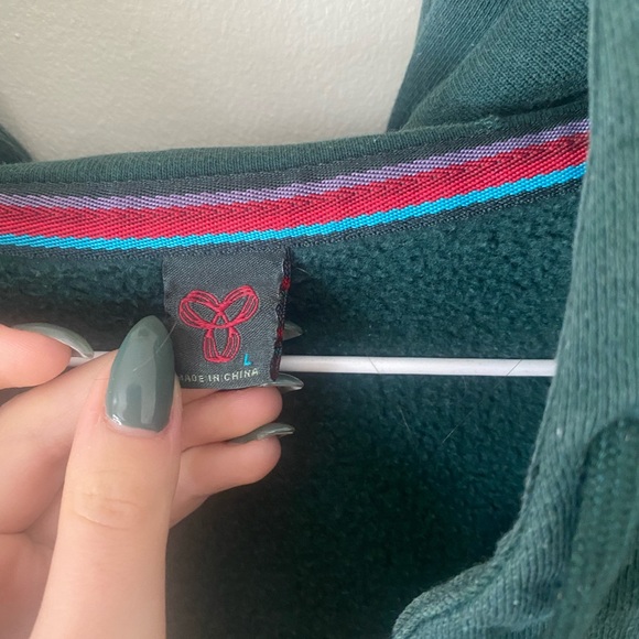 Tna Zip Up Sweater, Dark Green, Size Large - Picture 2 of 2